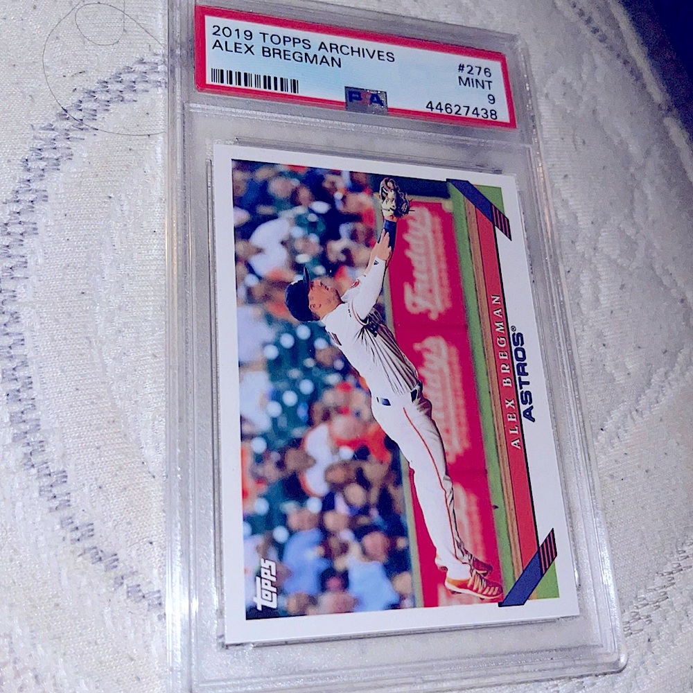 Alex Bregman 2019 Topps Archives #276 Houston Astros PSA 9 Low Pop